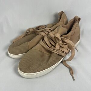 Steve Madden Shoes Women 8.5 Lancer Sneakers Blush Pink Lace Up Low Top Athletic